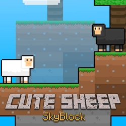 Play online Cute Sheep SkyBlock