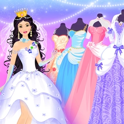Play online Princess Wedding Dress Up Game