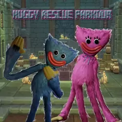 Play online Huggy Rescue Parkour