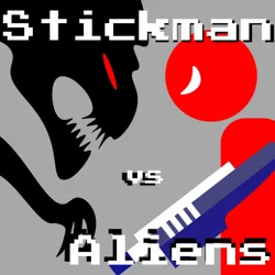 Play online Stickman vs Aliens