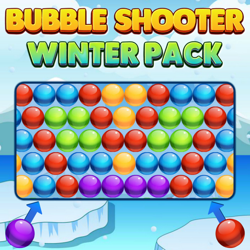 Play online Bubble Shooter Winter Pack