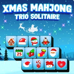Play online Xmas Mahjong Trio Solitaire