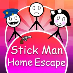 Play online Stickman Home Escape