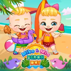 Play online Mike And Mia Beach Day