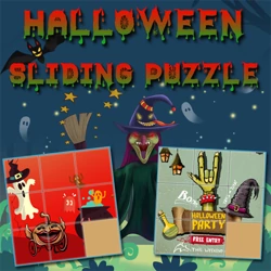 Halloween Sliding Puzzle