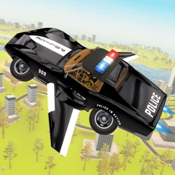 Play online Flying Car Game Police Games