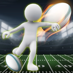 Play online Stickman Rugby Run And Kick