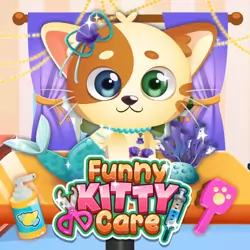Play online Funny Kitty Care