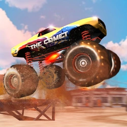 Play online Monster Truck Stunt Racing