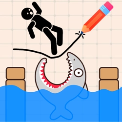 Play online Draw and Save Stickman
