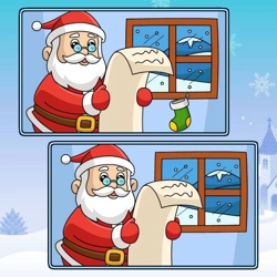 Play online Christmas Spot the Difference